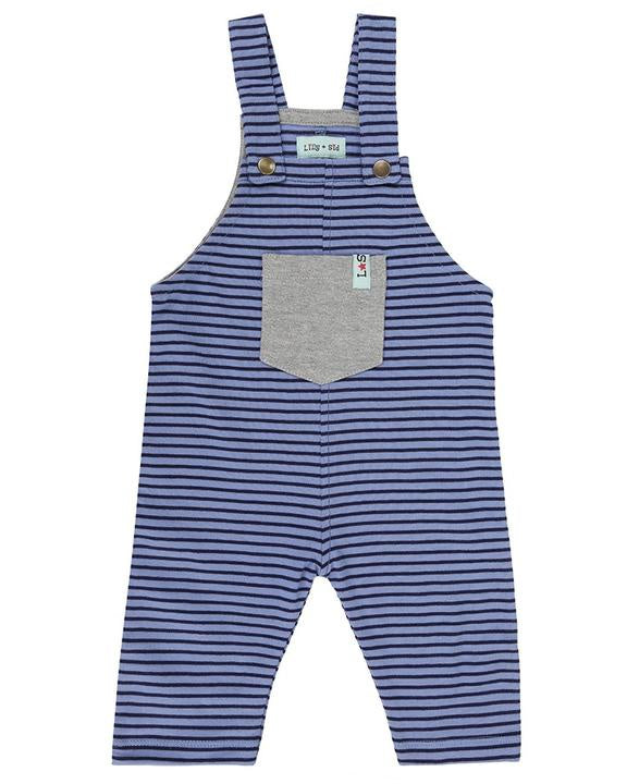 Lilly + Sid Dungarees - Blue Stripe