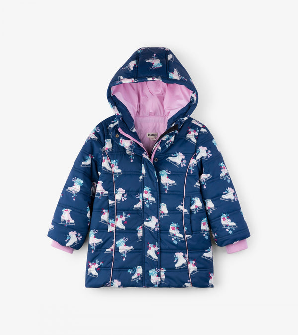 Hatley Puffer Jacket - Skater Girl