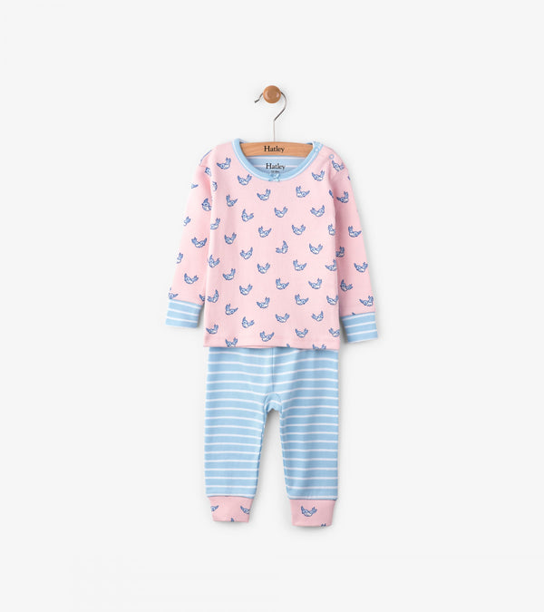 Hatley Mini Pyjamas - Fluttering Birds