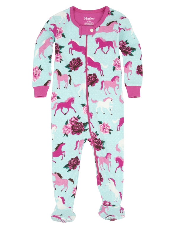 Hatley Coverall - Ponies & Peonies