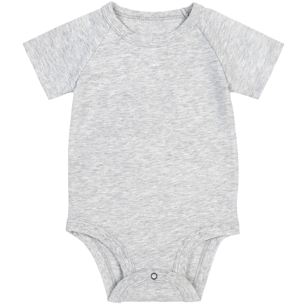 Miles Baby Bodysuit - Heather Grey