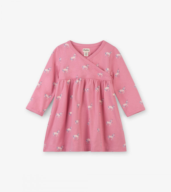 Hatley Mini Dress - Graphic Unicorns