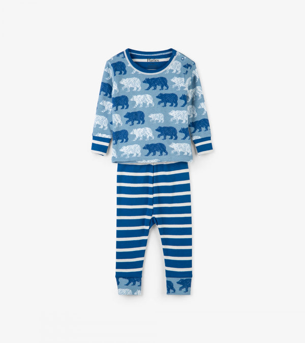 Hatley Mini Pyjamas - Polar Bear Silhouettes