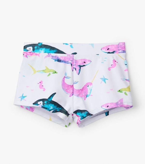 Hatley Swim Shorts - Watercolour Sea Friends