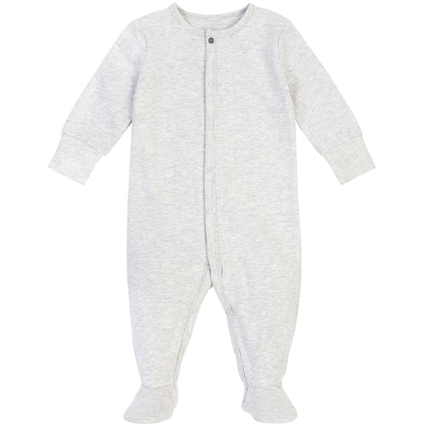 Miles Baby Coverall - Grey Marle