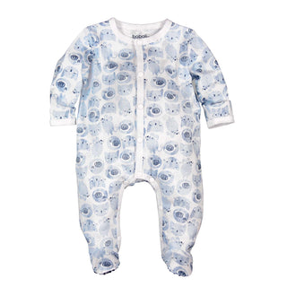 Boboli Coverall - Mouse & Pussy Cat - Blue