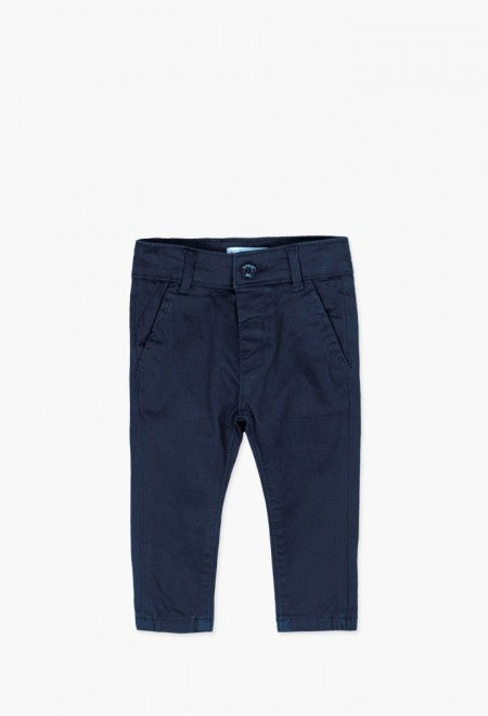 Boboli Trousers - Navy Satin