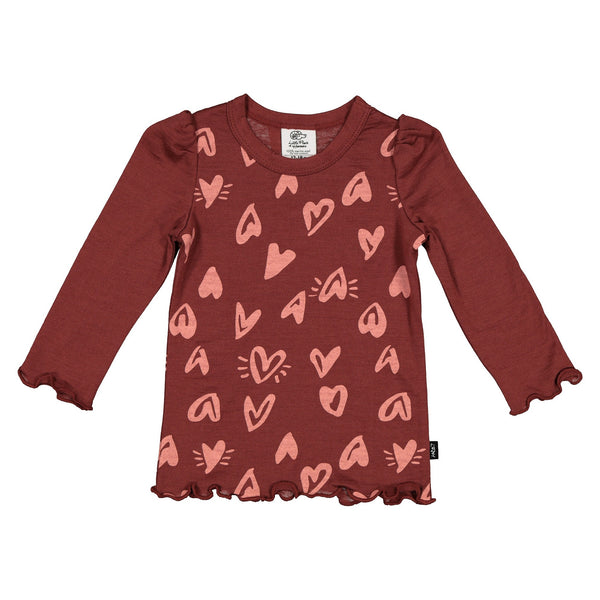 LFOH Lakyn Top - Currant Heartburst