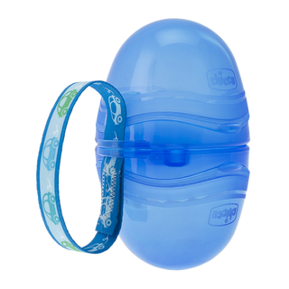 Chicco Soother Holder - Blue - Eloquence Boutique