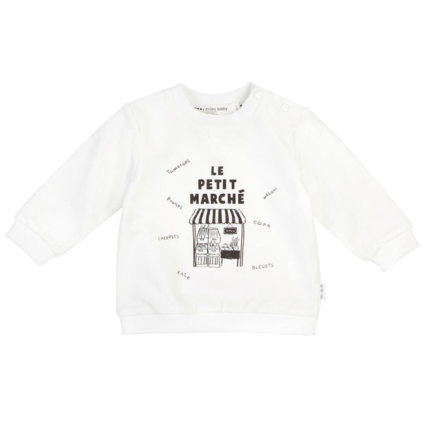 Miles Baby Sweatshirt - Le Petit Marche