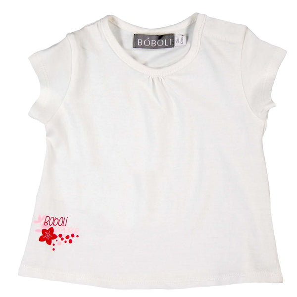 Boboli Tee - White Daisy
