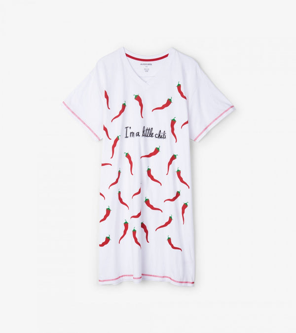 Hatley Sleepshirt - I'm a Little Chili - Eloquence Boutique
