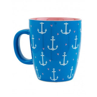 Hatley Coffee Mug - Anchors - Eloquence Boutique