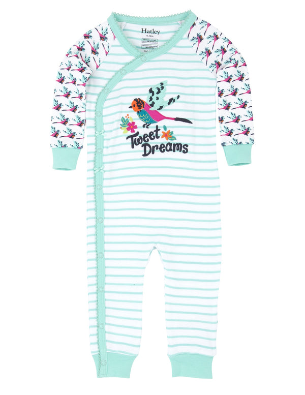 Hatley Wrap Coverall - Tweet Dreams