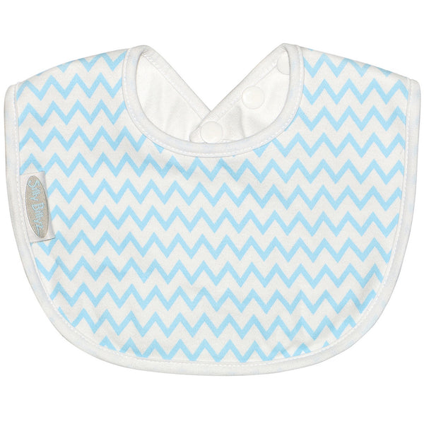 Silly Billyz Biblet - Blue Chevron