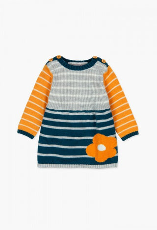 Boboli Dress - Blue Stripe