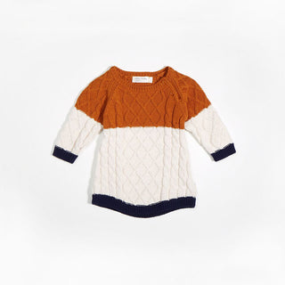 Petit Lem Dress - Cable Colour Block