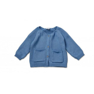 Walnut Cardigan - Blue