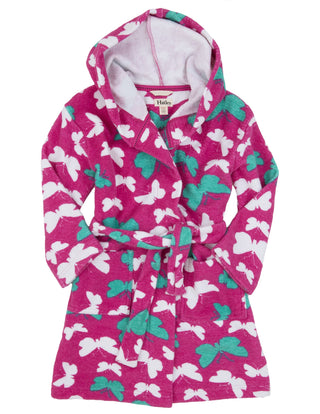 Hatley Towel Robe - Graphic Butterflies