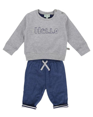 Lilly + Sid Sweatshirt and Trousers - Hello