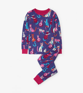 Hatley Pyjamas - Patchwork Kitty
