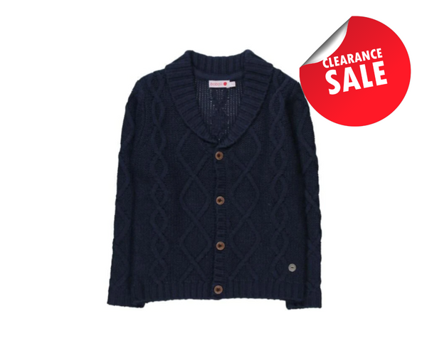 Boboli Cardigan - Navy Cable