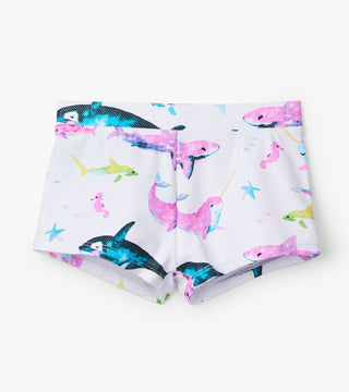 Hatley Swim Shorts - Watercolour Sea Friends