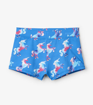 Hatley Swim Shorts - Rainbow Unicorns