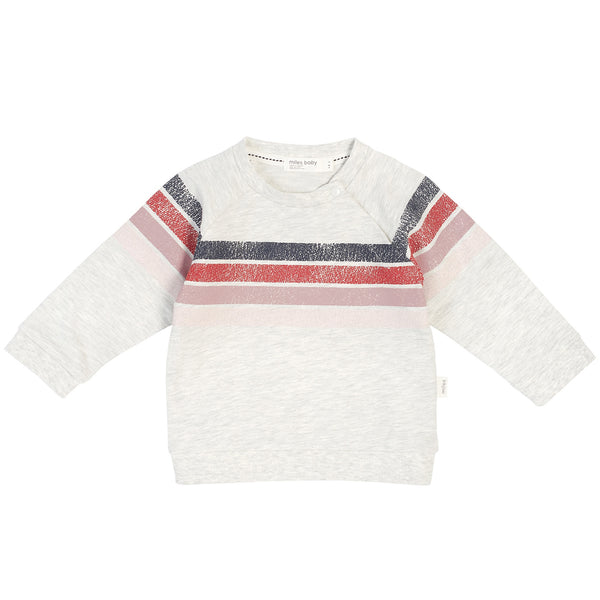 Miles Baby Sweatshirt - Super Stripes