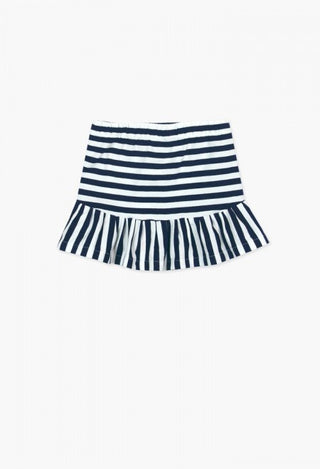 Boboli Skirt - Striped Ruffle