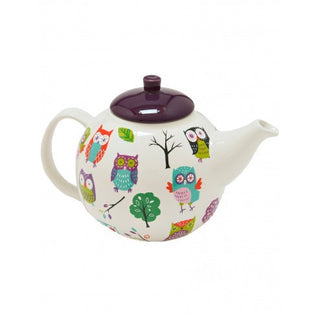 Hatley Tea Pot - Party Owls - Eloquence Boutique