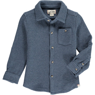 Me & Henry Shirt - Navy Dobby