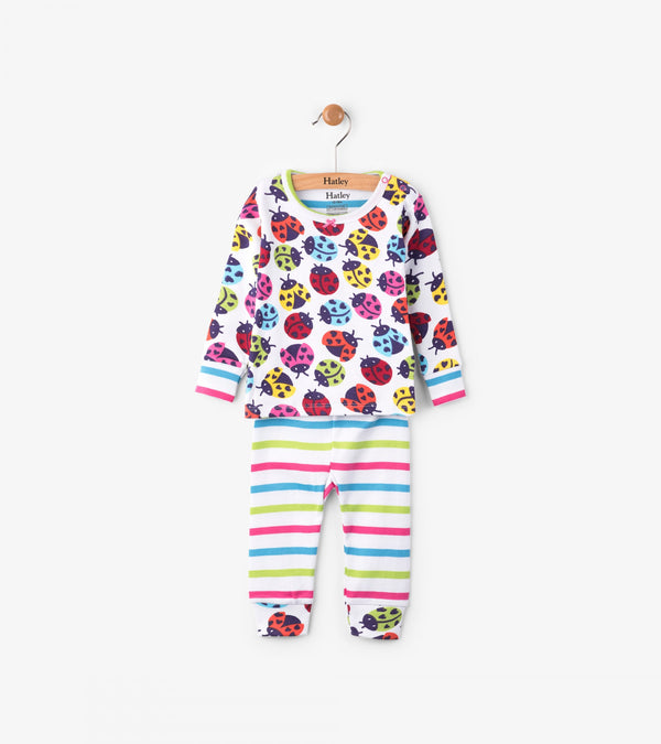 Hatley Mini Pyjamas - Rainbow Ladybirds
