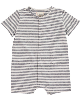 Me & Henry Romper - Blue Striped