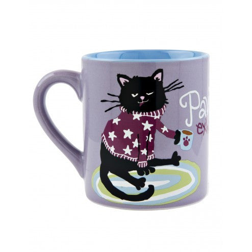 Hatley Coffee Mug - Pawsitively Exhusted - Eloquence Boutique