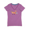 Hatley Womens Pyjama Top - Party Fox