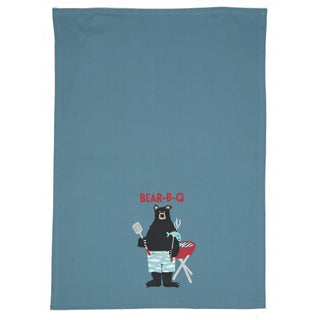Hatley Tea Towel - Bear-B-Q - Eloquence Boutique