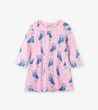 Hatley Mini Dress - Fancy Owls