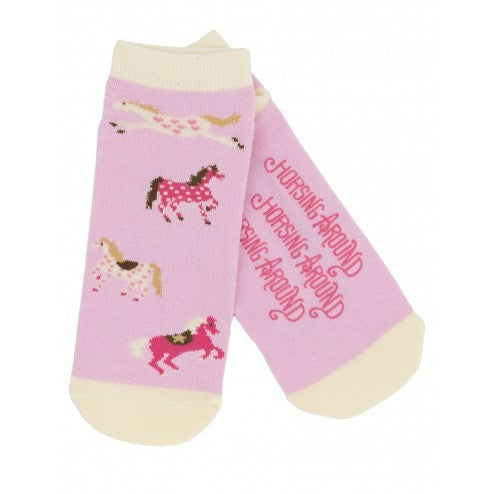 Hatley Womens Ankle Socks - Horsing Around - Eloquence Boutique