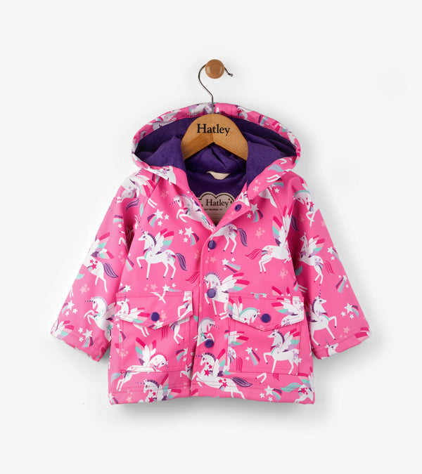 Hatley Mini Rain Jacket - Winged Unicorns