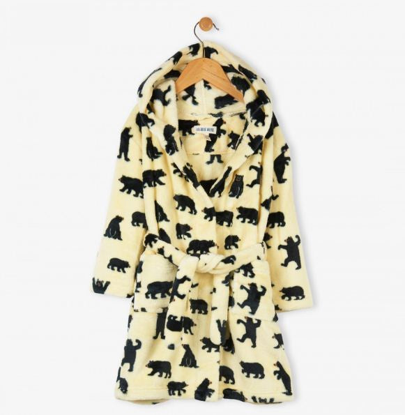 Hatley Dressing Gown - Bears on Natural