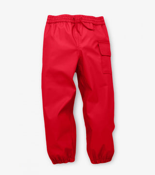 Hatley Splash Pants -  Red - Eloquence Boutique