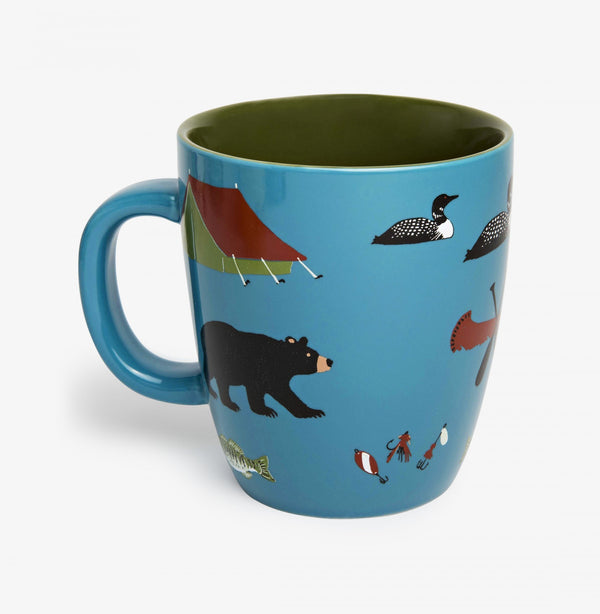Hatley Coffee Mug - Gone Camping - Eloquence Boutique