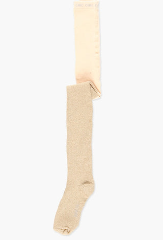 Boboli Tights - Gold/Beige - Eloquence Boutique