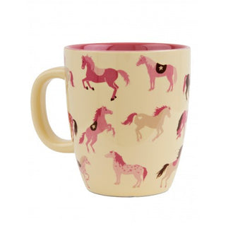 Hatley Coffee Mug - Hearts & Horses - Eloquence Boutique