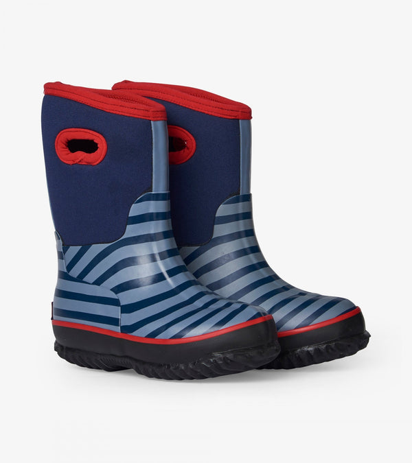 Hatley All Weather Boots - Blue Stripe