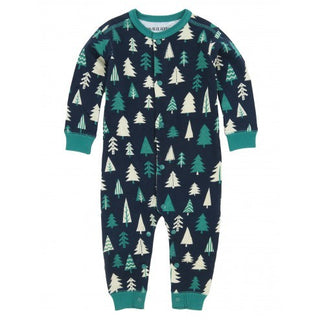 Hatley Christmas Coverall - Boys Patterned Trees