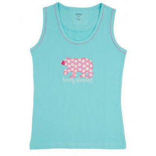 Hatley Womens Pyjama Tank - Patterned Bears - Eloquence Boutique