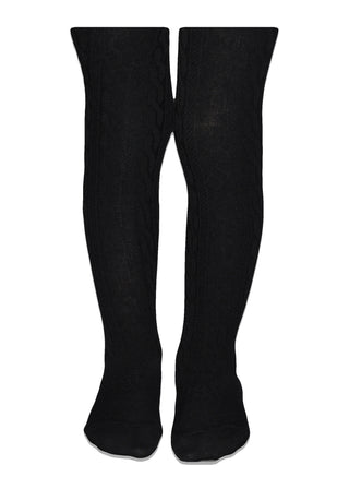 Lamington Merino Tights - Black - Eloquence Boutique