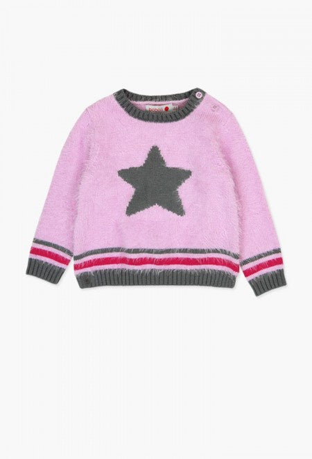 Boboli Pullover - Pink with Star
